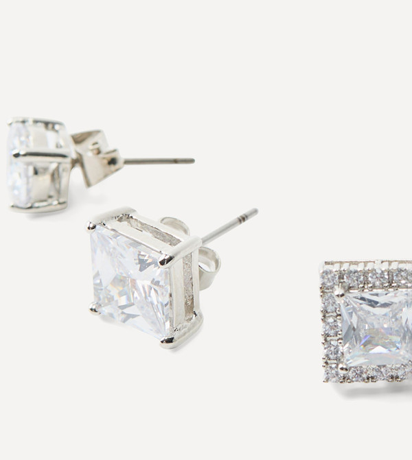 boohooMAN  Earrings - Silver Earrings