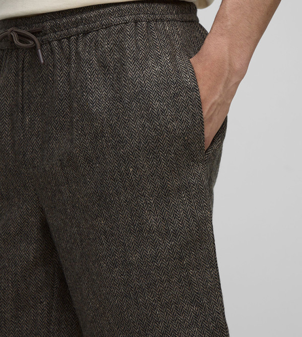 boohooMAN  - Brown Casual Shorts