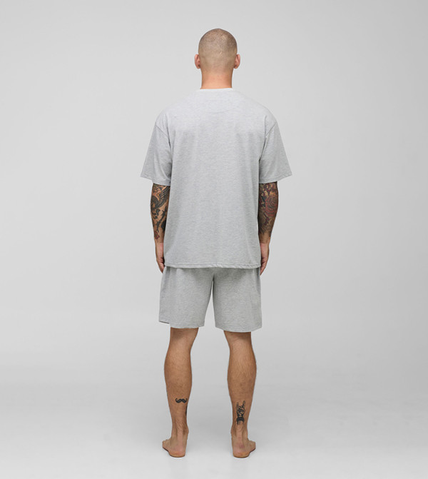 boohooMAN - Grey Pyjama Set