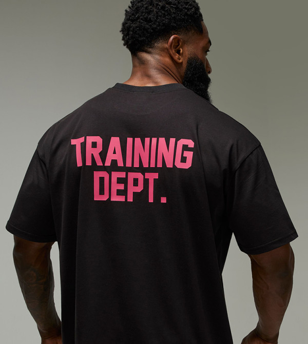 Training Dept.  Sportswear - Black T-Shirts & Vests
