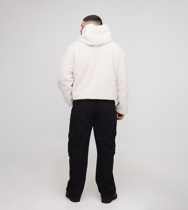 boohooMAN  Overcoats - Ecru Overcoats