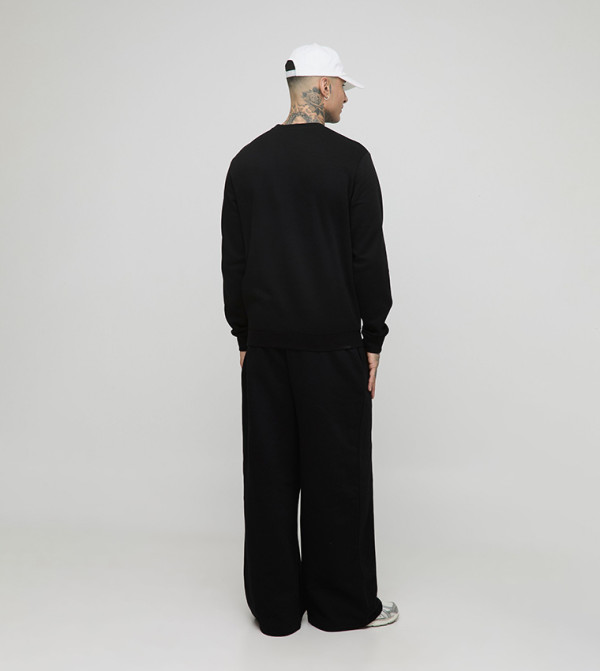 بوهو مان  relaxed-denim-cargo - أسود بنطال كاجوال