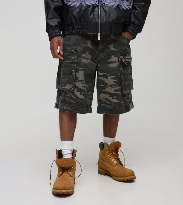 boohooMAN  Cargos - Grey Cargos