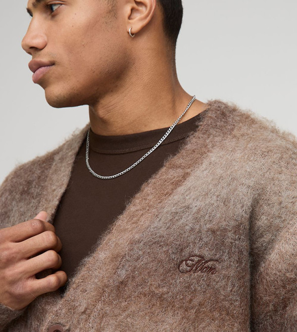 boohooMAN  Cardigans - Brown Cardigans