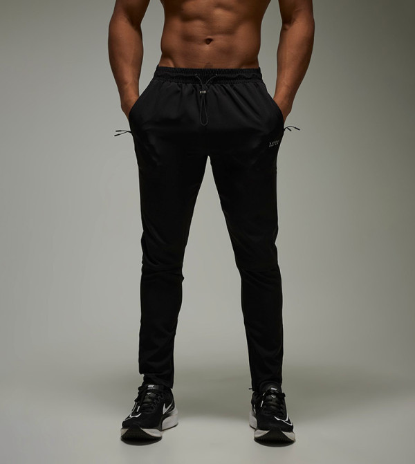 boohooMAN Track Pants & Joggers - Black Track Pants & Joggers