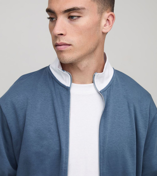 boohooMAN  Overcoats - Blue Overcoats