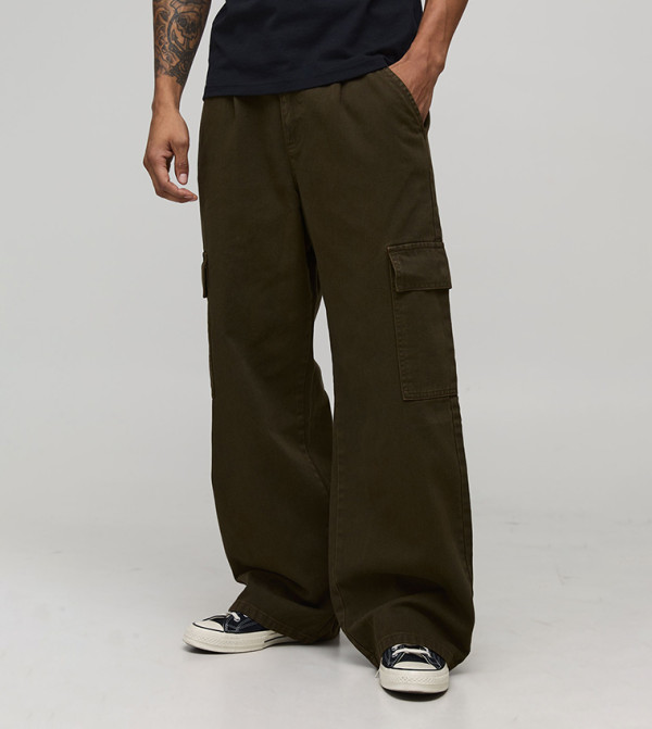 boohooMAN  Cargos - Khaki Cargos