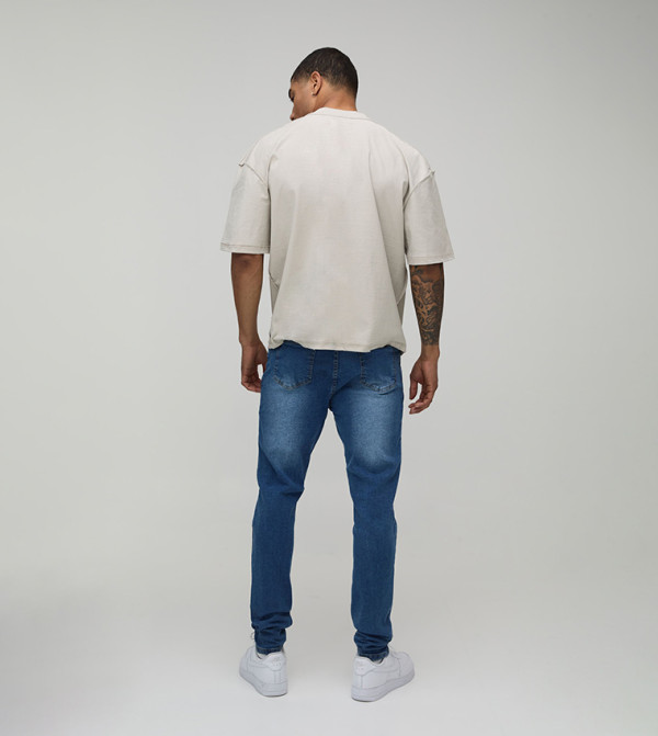 boohooMAN  Skinny Jeans - Blue Skinny Jeans
