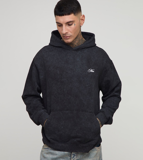 boohooMAN boohooMAN - Black Hoodies