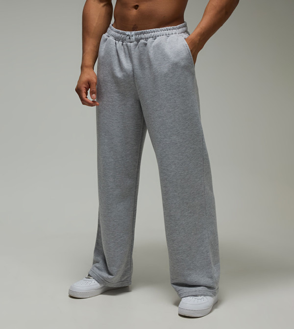 بوهو مان  ملابس - رمادي جوغر