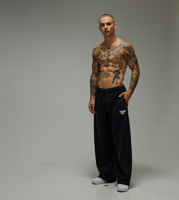boohooMAN boohooMAN - Black Joggers