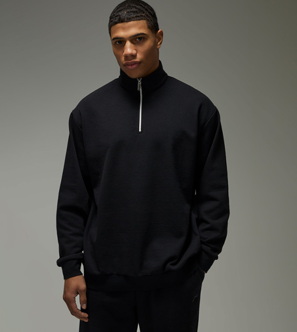 boohooMAN  Hoodies & Sweatshirts - BLACK Sweatshirts