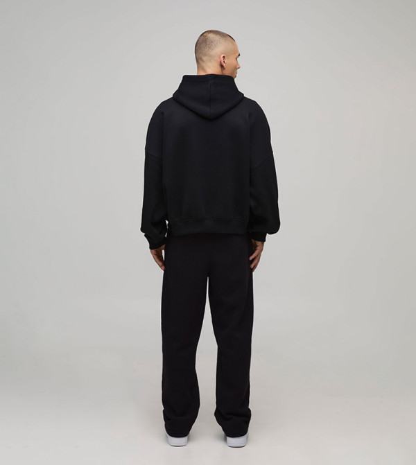 boohooMAN Hoodies & Sweatshirts - Black Hoodies