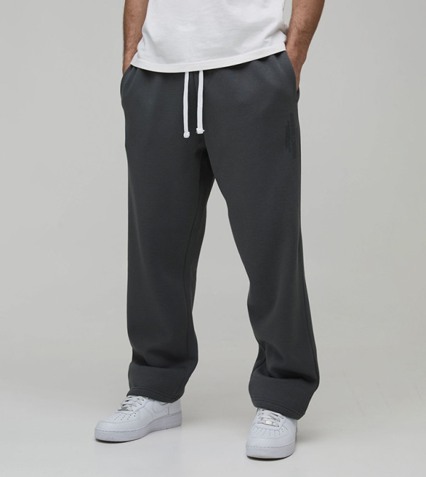 boohooMAN  Pants & Chinos - Grey Joggers