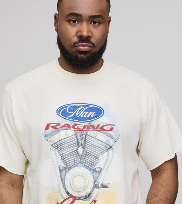 boohooMAN - White Round Neck T-Shirts