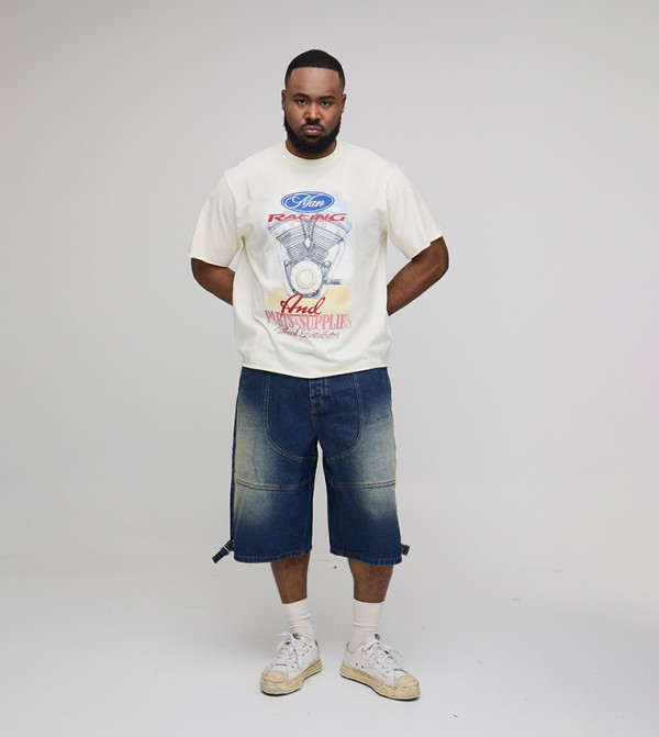 boohooMAN - White Round Neck T-Shirts