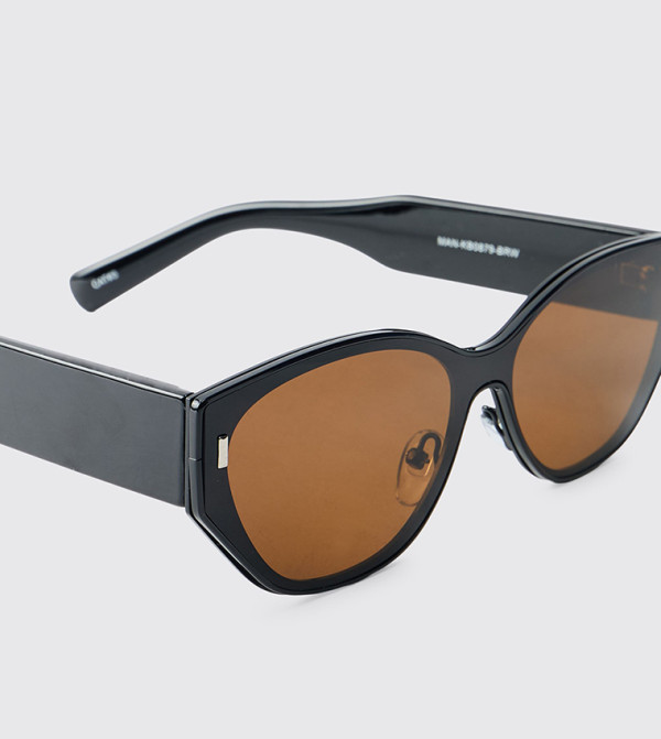 boohooMAN  Sunglasses - Brown undefined