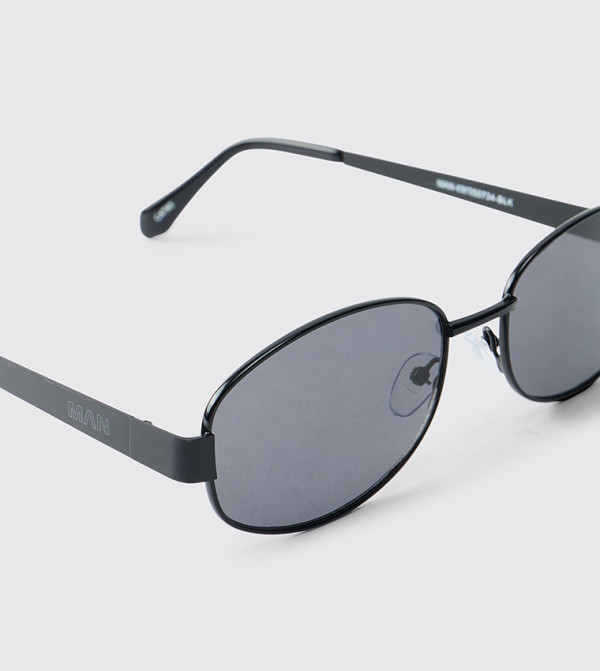 boohooMAN  Sunglasses - BLACK undefined