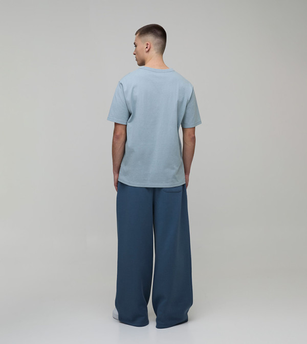 boohooMAN  Pants & Chinos - Blue Joggers