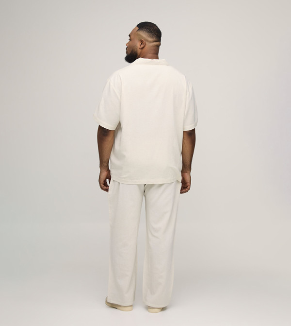 boohooMAN  Short Sleeves - Beige Short Sleeves