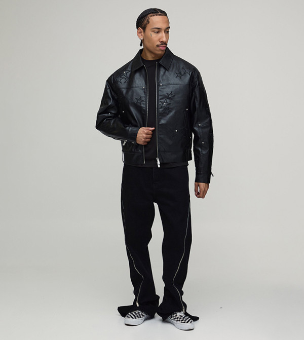 boohooMAN  Casual Jackets - BLACK Casual Jackets