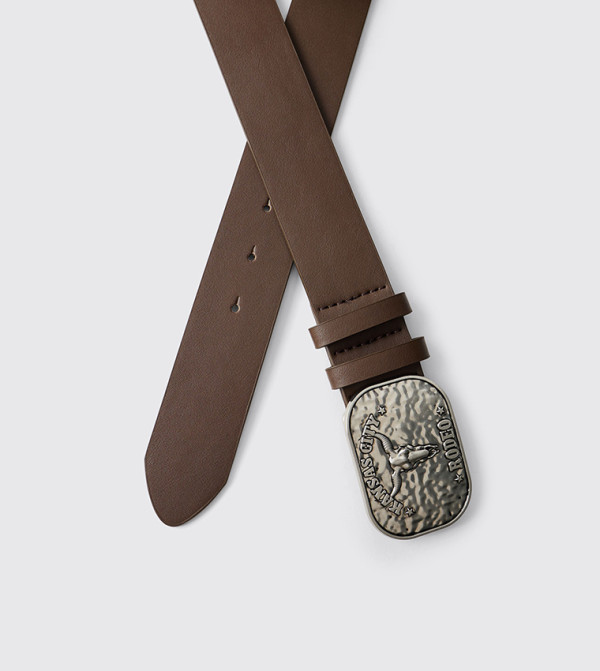 boohooMAN Belts - Brown Non Leather Belts