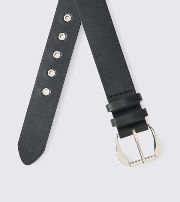 boohooMAN Belts - BLACK Non Leather Belts