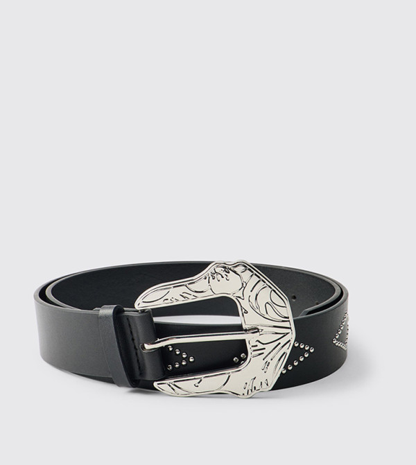 boohooMAN Belts - BLACK Non Leather Belts