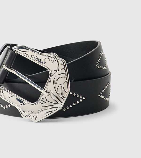 boohooMAN Belts - BLACK Non Leather Belts