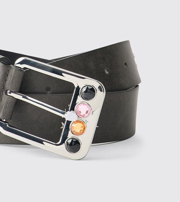 boohooMAN Belts - BLACK Non Leather Belts