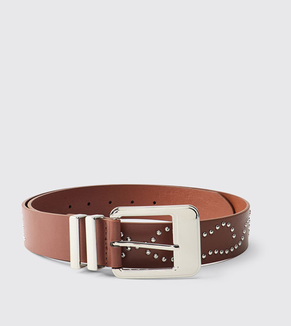 بوهو مان  أحزمة - بني  Non Leather Belts