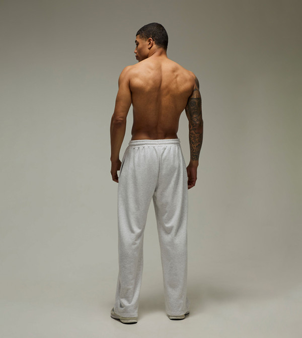 بوهو مان  ملابس - رمادي بنطال كاجوال