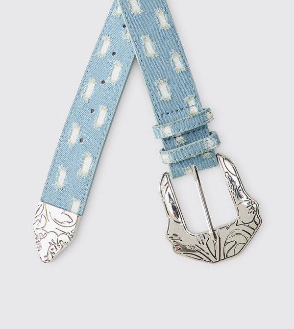 boohooMAN Belts - Blue Non Leather Belts