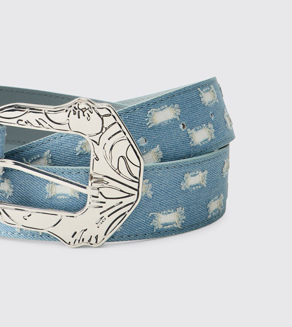 boohooMAN Belts - Blue Non Leather Belts