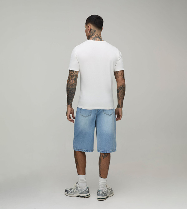 boohooMAN  Shorts - Blue Denim shorts