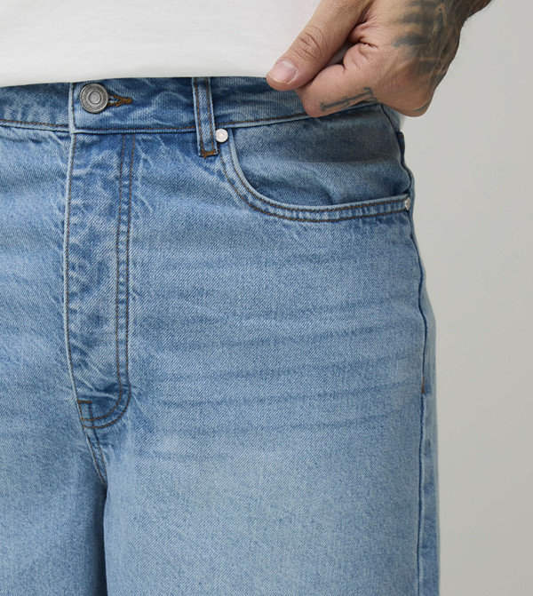 boohooMAN  Shorts - Blue Denim shorts