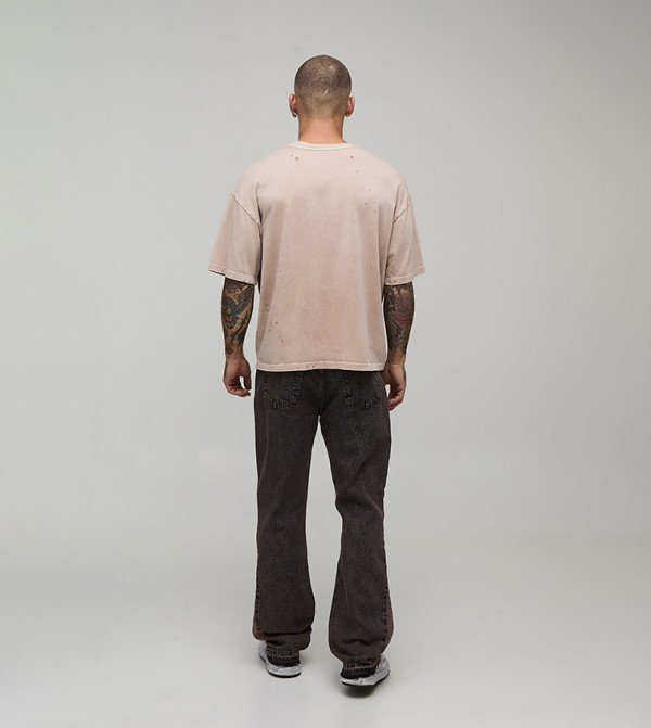 boohooMAN  Clothing Set - Beige Co-Ord Set