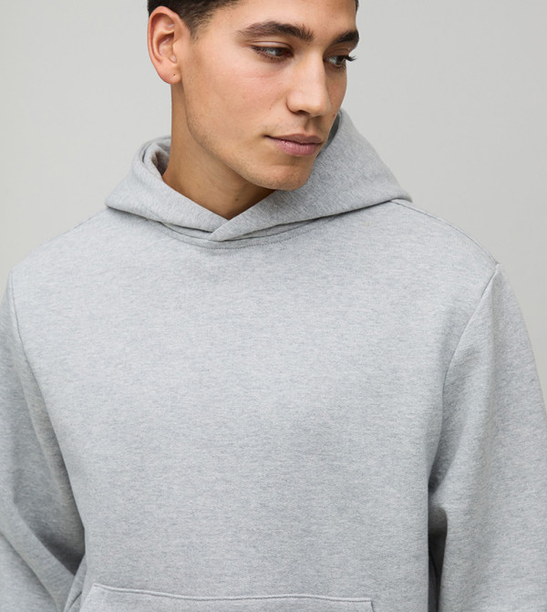 boohooMAN  Hoodies & Sweatshirts - Grey Hoodies