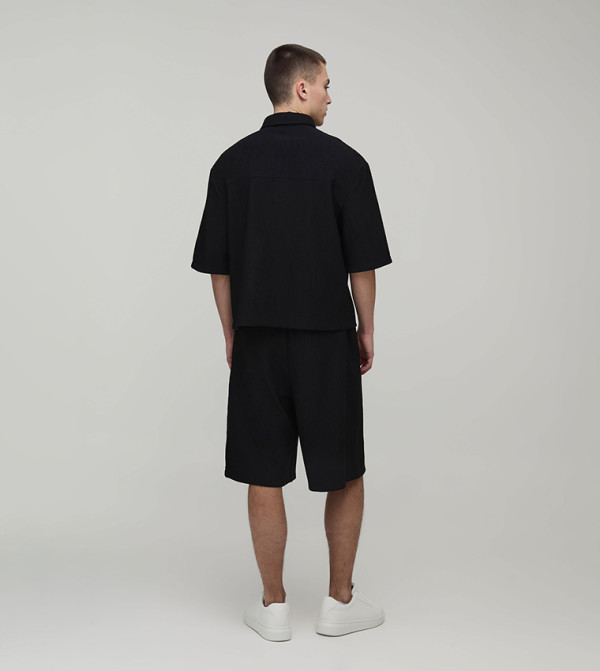 بوهو مان  أطقم ملابس - أسود Co-Ord Set