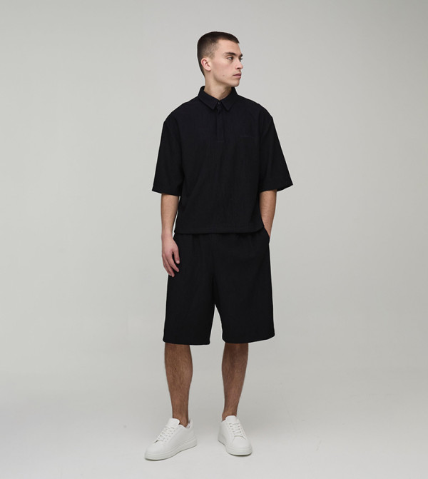 بوهو مان  أطقم ملابس - أسود Co-Ord Set