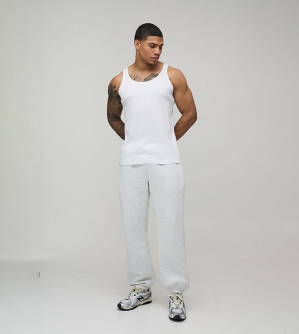 boohooMAN  Vests - White Vests