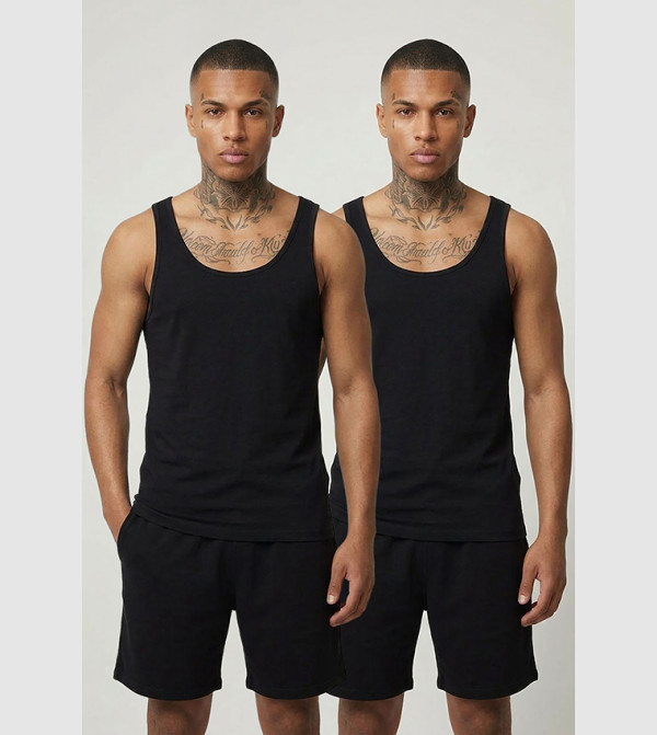 boohooMAN  Vests - BLACK Vests