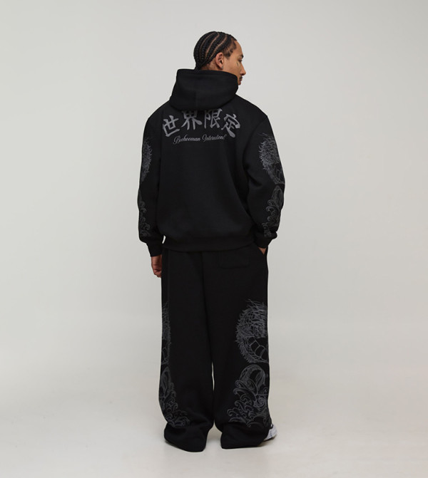 boohooMAN  Hoodies & Sweatshirts - BLACK Hoodies