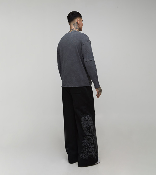 boohooMAN boohooMAN - BLACK Joggers