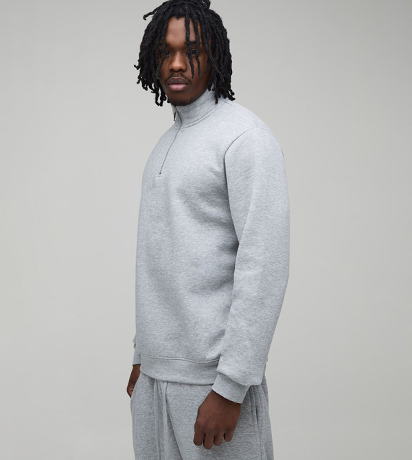 boohooMAN  Hoodies & Sweatshirts - Grey Sweatshirts