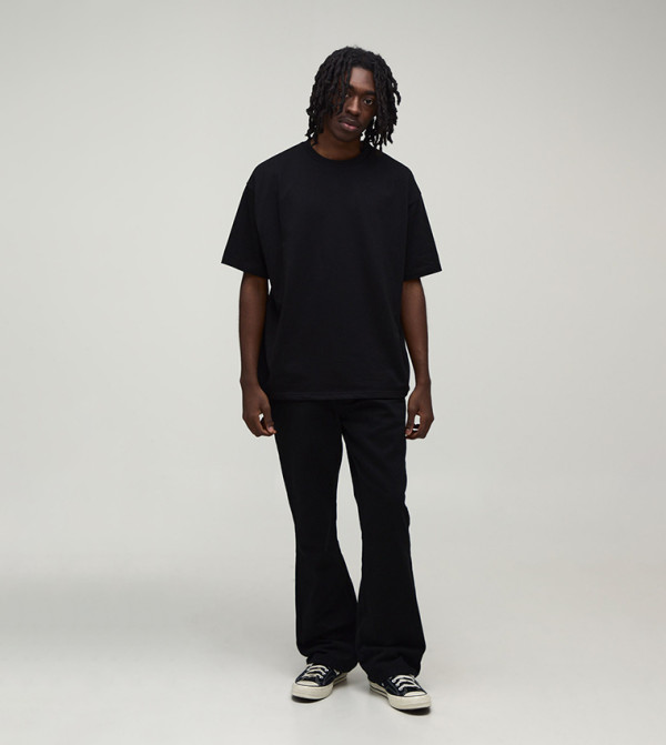 boohooMAN  utility-workwear - BLACK Cargos