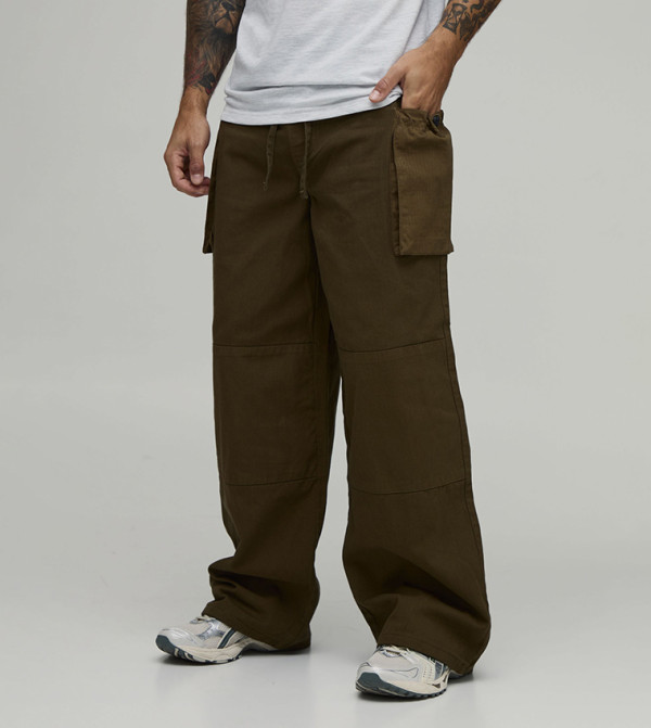 boohooMAN  Cargos - Green Cargos