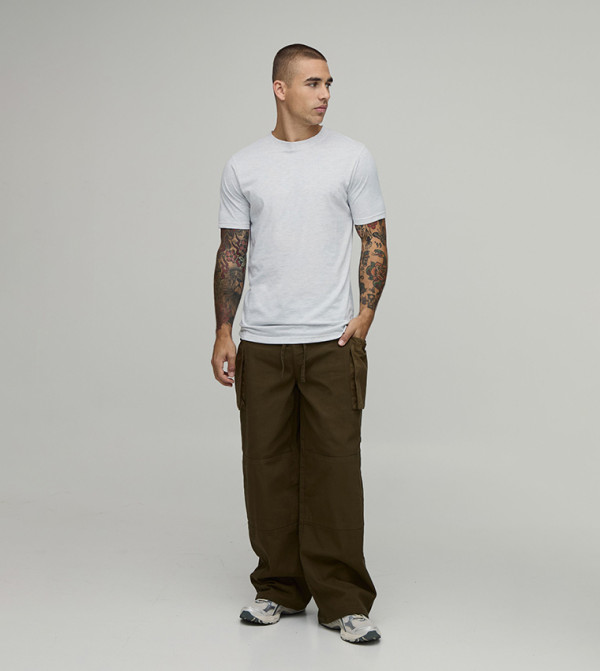 boohooMAN  Cargos - Green Cargos