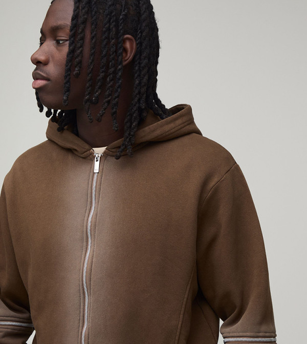 boohooMAN  Jackets & Coats - Brown Casual Jackets
