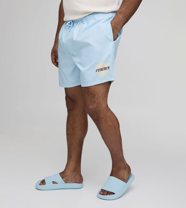 boohooMAN  Swimwear - Blue Bottoms